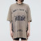 Custom Vintage High Street Gothic Print Oversized T-Shirt | Washed & Puff Printing | OEM & ODM