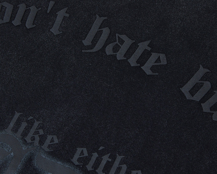 Custom Vintage High Street Gothic Print Oversized T-Shirt
