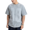 Custom Vintage Street Letter Print Fitted T-Shirt | Washed & DTG & Rhinestone | OEM & ODM