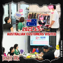 Customers from Australia are welcome to visit Touches Dark on May 5, 2025