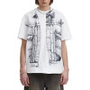 Custom Retro Graffiti Style Fake Two Piece Short Sleeve T-Shirt | DTG Printing | OEM & ODM