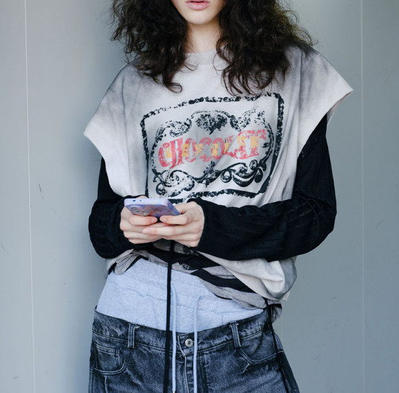 Custom Retro Sporty Oversized Sleeveless T-Shirt | Washed & Spray & DTG | Support OEM & ODM Customized