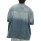 Custom Vintage Street Gradient Denim Short Sleeve Shirt | Washed & Embroidery | OEM Shirts Manufacturer