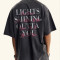 Custom Vintage Street Creative Print Oversized Short Sleeve T-Shirt | Support OEM&ODM Customized