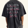 Custom Vintage Street Creative Print Oversized Short Sleeve T-Shirt | Support OEM&ODM Customized