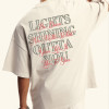 Custom Vintage Street Creative Print Oversized Short Sleeve T-Shirt | Support OEM&ODM Customized