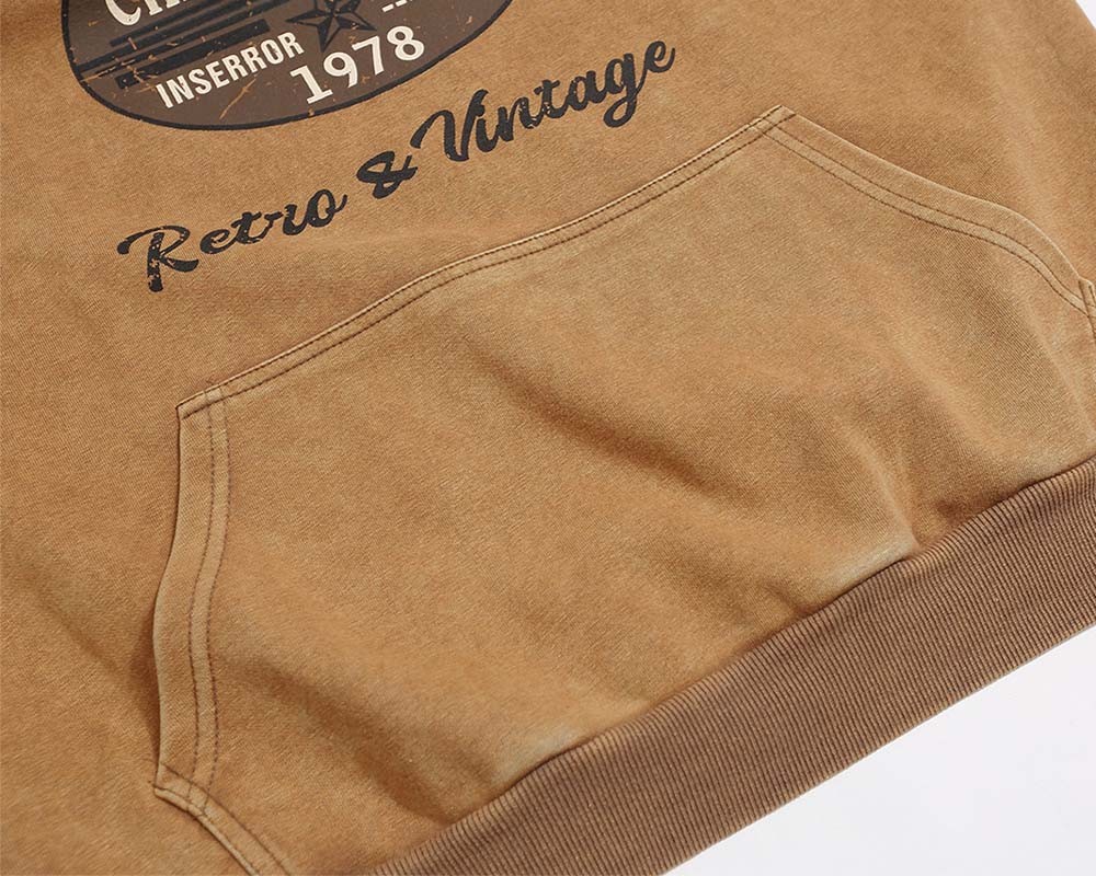 Custom Vintage Street Polo Lapel Sweatshirt