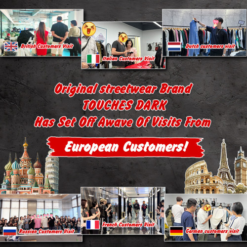 Original Streetwear Brand "Touches Dark" Creates a Wave of European Customer Visits