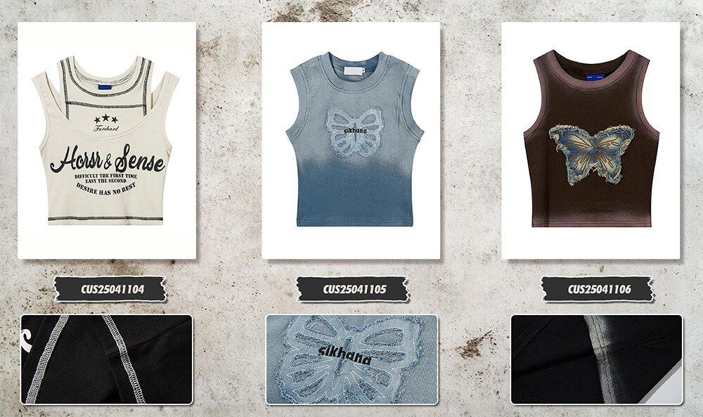 Custom Vintage Streetwear Tank Top Women