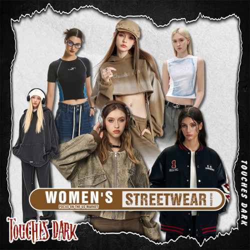 Коллекция уличной женской одежды Touches Dark Vintage на весну/лето 2025 г.