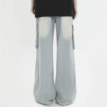 Custom Vintage Street Wash Workwear Jeans | Washed Cargo Pants | OEM Pants Manufacturer