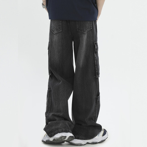 Custom Vintage Street Wash Workwear Jeans | Washed Cargo Pants | OEM Pants Manufacturer