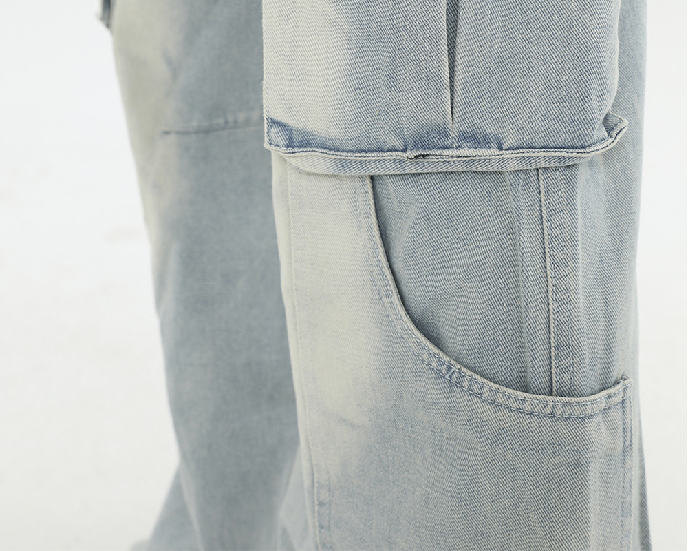 Custom Vintage Street Wash Workwear Jeans