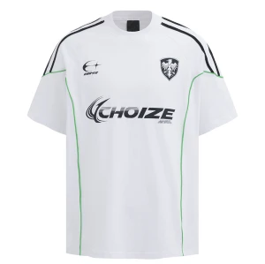 2025 Custom Vintage Jersey Style T-Shirts | Sun Dried & Embroidery Process | Y2K Sporty T-Shirt Design