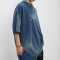 Custom Vintage Street Oversized Short Sleeve T-shirts | Spray & Screen Printing | 260GSM Heavyweight T-Shirt