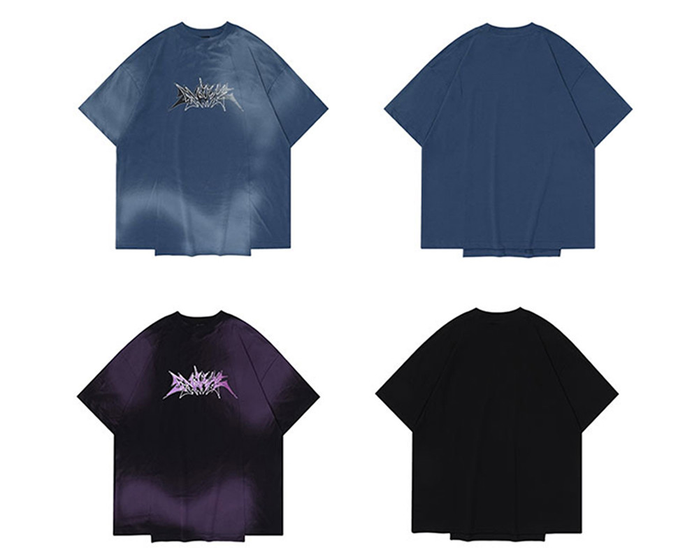 Custom Vintage Street Oversized Short Sleeve T-shirts