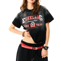 Custom Vintage Washed Slim Fit Short T-Shirt | Washed & DTG | 240GSM Cotton T-Shirt Women