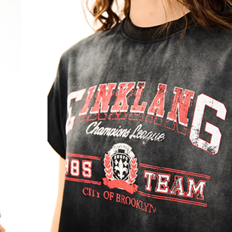 Custom Vintage Washed Slim Fit Short T-Shirt