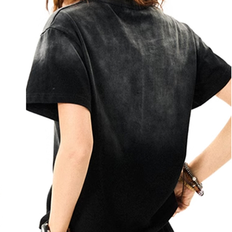 Custom Vintage Washed Slim Fit Short T-Shirt