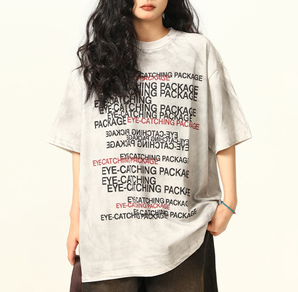 Custom Vintage Street Oversized Short Sleeve T-Shirt | Spray & DTG | 300GSM Heavyweight T-Shirts Women