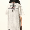 Custom Vintage Street Oversized Short Sleeve T-Shirt | Spray & DTG | 300GSM Heavyweight T-Shirts Women
