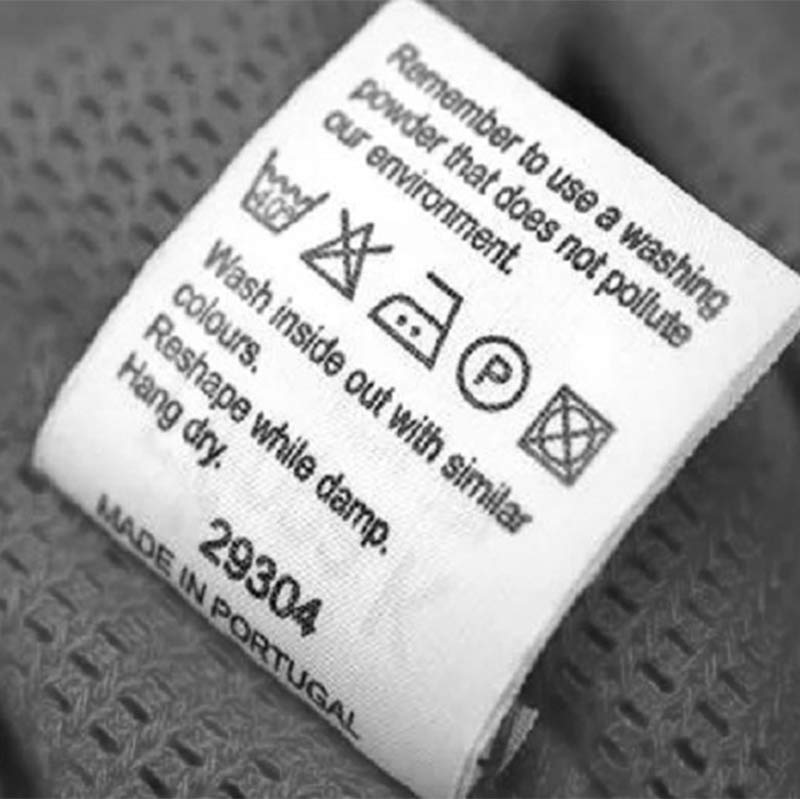 Satin Care Tag