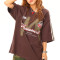 Custom Vintage Jersey Oversized Shorts Sleeve T-Shirts | Spray & DTG | Vintage INS Style T-shirt