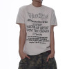 Custom Vintage Street Letter Printed Short Sleeve T-shirts | Washed & Embroidery | Sorona Cotton T-Shirts