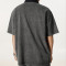 Customized Vintage Street Heavyweight Cotton T-Shirt | Washed & Aged | Oversized Fit Polo Shirt