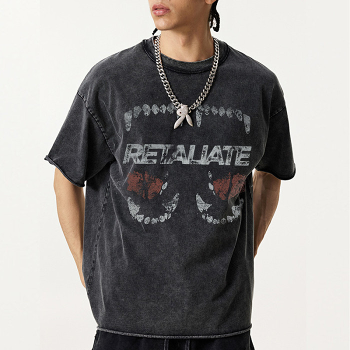 Custom Vintage Street Heavyweight Cotton T-Shirts | Snow Washed & DTG |  Oversized Fit T-Shirts