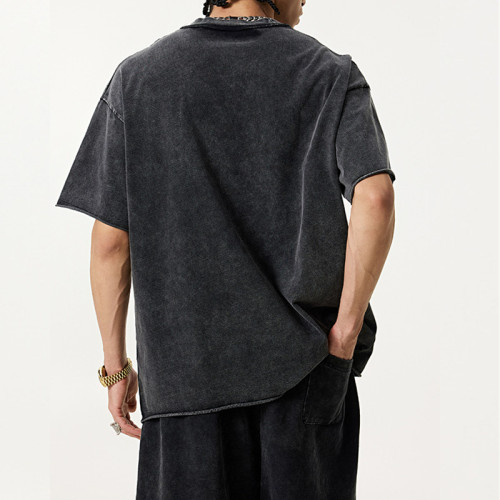 Custom Vintage Street Heavyweight Cotton T-Shirts | Snow Washed & DTG |  Oversized Fit T-Shirts
