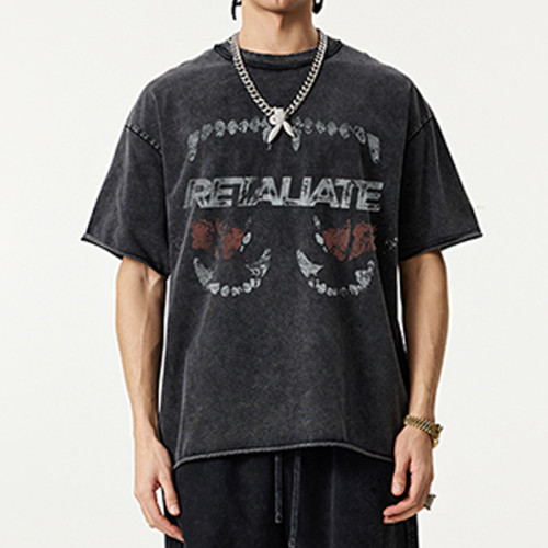 Custom Vintage Street Heavyweight Cotton T-Shirts | Snow Washed & DTG |  Oversized Fit T-Shirts