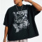 Custom Retro Street Print Pure Cotton Oversized T-Shirt | DTG Printed | 275GSM Heavyweight T-Shirts