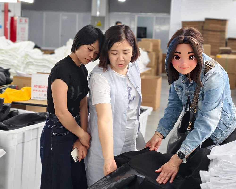 German Customers Visit Touches Dark
