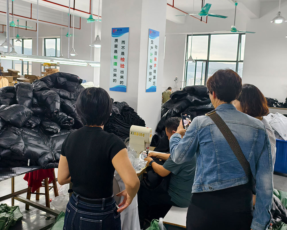 German Customers Visit Touches Dark