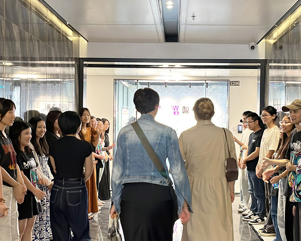 German Customers Visit Touches Dark