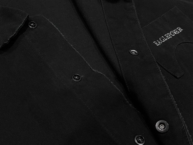 Custom Vintage Street Oversized Button-Down Shirt