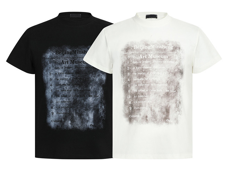 Custom Retro Street Round Neck Short Sleeve T-Shirt