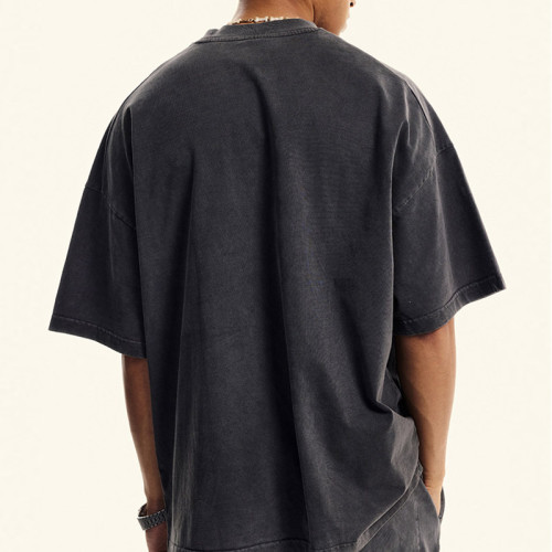 Custom Retro Street Oversized Shorts Sleeve T-Shirts | Washed & DTG | 310GSM Heavyweight Cotton Tee