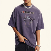 Custom Retro Street Oversized Shorts Sleeve T-Shirts | Washed & DTG | 310GSM Heavyweight Cotton Tee