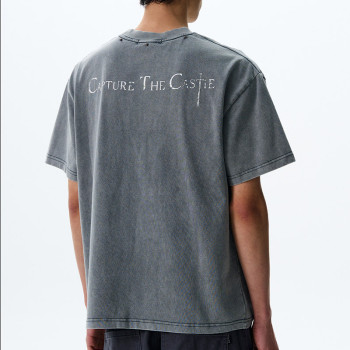 Custom Retro Street Printed Short Sleeve T-Shirts | Washed & DTG | 270GSM Heavyweight Cotton Tee