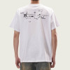 Custom Retro Street Music Sheet Print Oversized T-Shirt | Screen Printing Process | 265GSM Heavyweight Cotton Tee