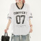 Custom Vintage Sports Oversized Fit Mesh T shirt | Heat Transfer Process | Vintage Jersey T-shirts