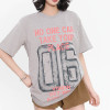 Custom Retro Street Print Round Neck Short Sleeve T-Shirt | Snow Washed & DTG Craftsmanship