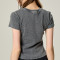 Custom Skinny Fit Dopamine Streetwear Women's Short Sleeve T-shirt | Acid Washed Craftsmanship