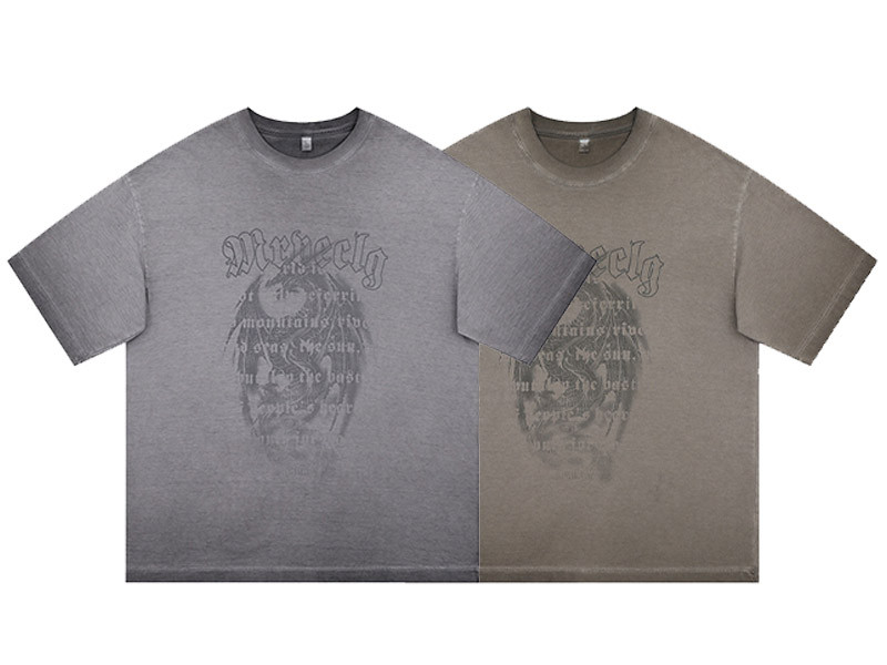 Custom Retro Street Y2K Style Printed Short Sleeve T-Shirt