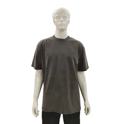 Custom Streetwear T-Shirts – Vintage Oversized, Washed Look, 260GSM Cotton | OEM/ODM Supplier