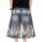 Custom Cropped Denim Pants | Tie-dye & Sun-Faded Wash | OEM Jeans Manufacturer