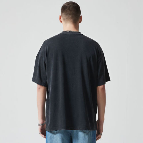 Custom Acid Washed T-shirts | 235G Pure Cotton Knitted Fabric | OEM T-Shirts Manufacturer