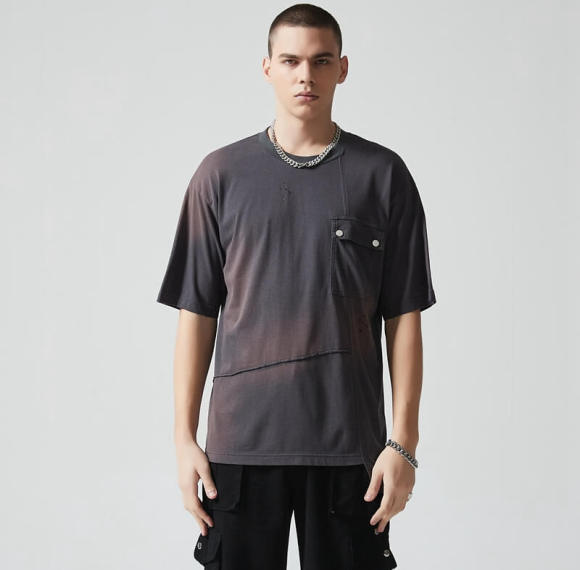 Custom Acid Washed T-shirts | 200G Pure Cotton Knitted Fabric | OEM T-Shirts Manufacturer